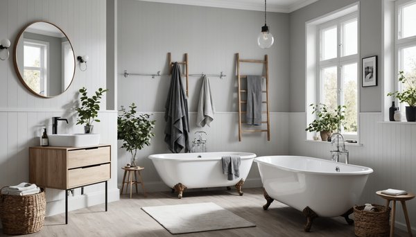 Chic et minimaliste : le style scandinave dans la salle de bain